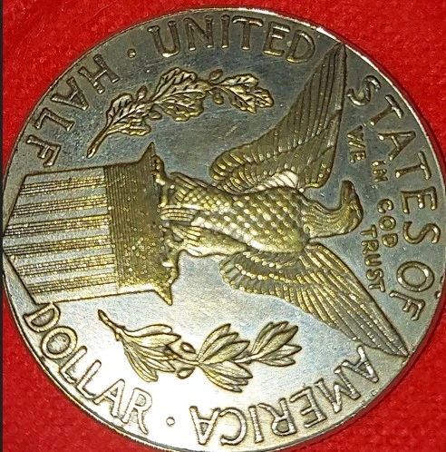 1915-Half-Dollar-Jeton,-Ketone,-Or-Counterfeit-Coin